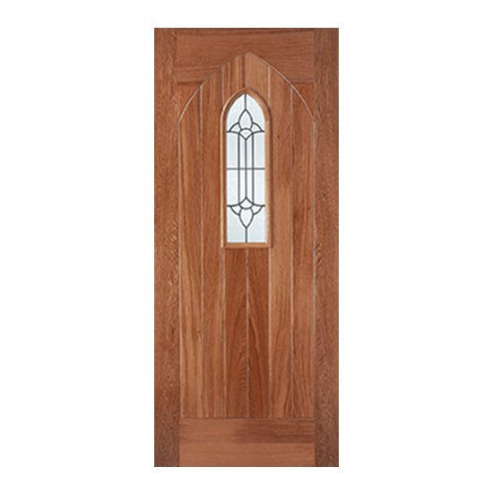 Westminster Glazed Hardwood 1981mm x 838mm External Door In Oak