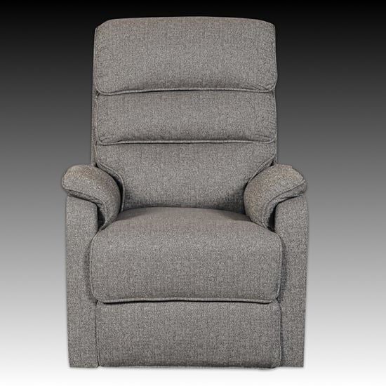 View Westport fabric lift and tilt armchair in charcoal grey