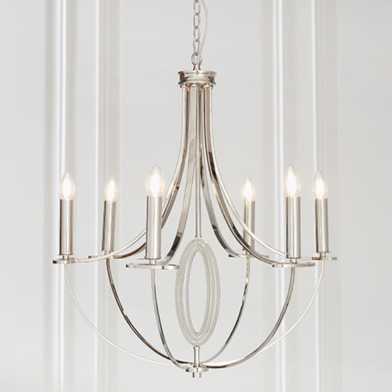 Read more about Whistle 6 lights ceiling pendant light in nickel