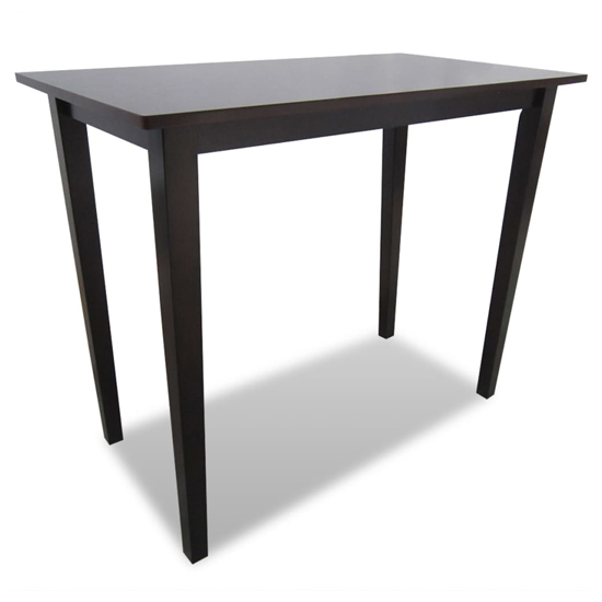 Read more about Whitney wooden bar table in brown