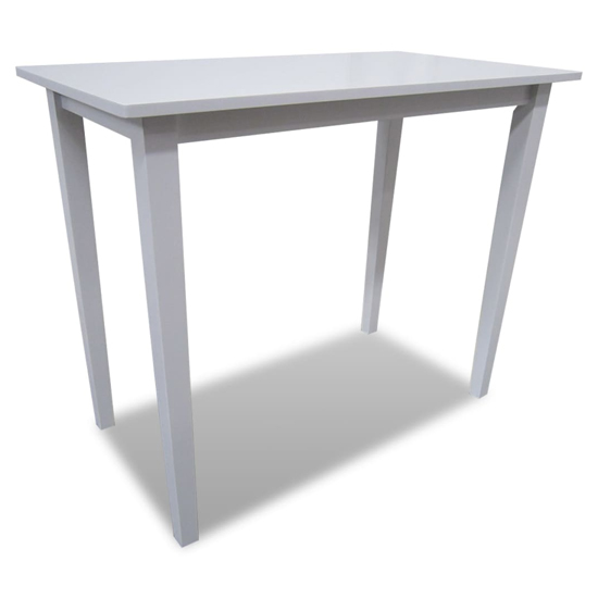Read more about Whitney wooden bar table in white