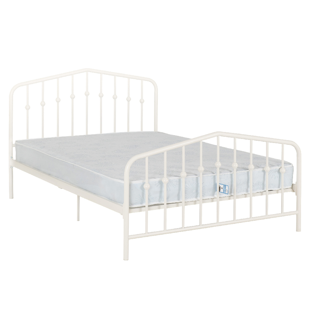 Read more about Wick metal king size bed in white