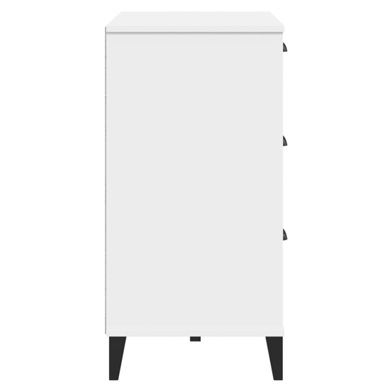 Widnes Wooden Chest Of 3 Drawers In White