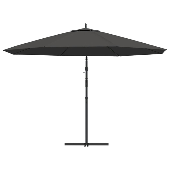 Wilder Cantilever 3.5m Polyester Fabric Parasol In Anthracite