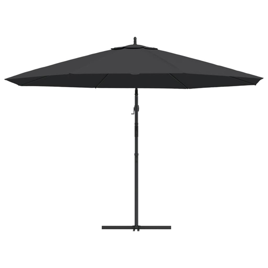 Wilder Cantilever 3.5m Polyester Fabric Parasol In Black