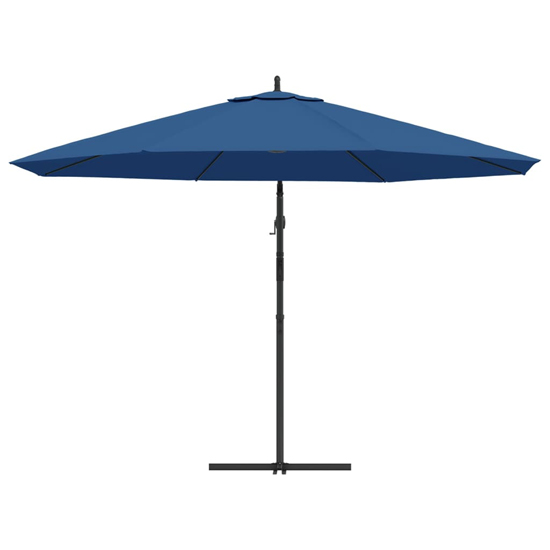 Wilder Cantilever 3.5m Polyester Fabric Parasol In Blue