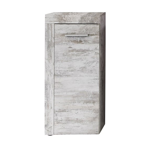 Read more about Wildon wooden bathroom storage cabinet in canyon white pine