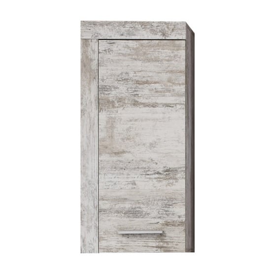 Read more about Wildon wooden bathroom storage wall cabinet in canyon white pine