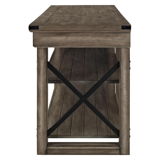 Wildwoods Wooden TV Stand Small In Rustic Grey