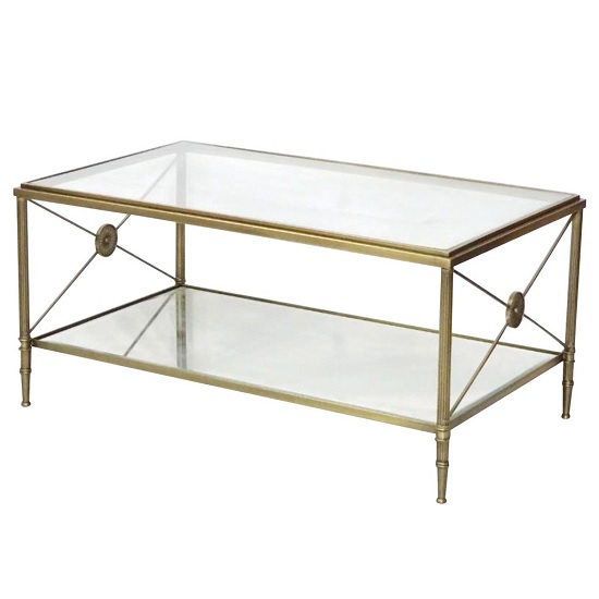 Aston Glass Coffee Table Square In Clear With Metal Legs Furniture in