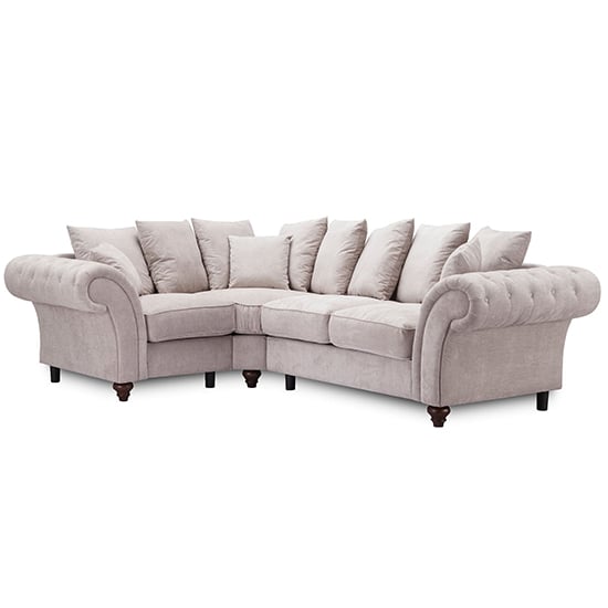 Read more about Williton fabric left hand corner sofa in stone