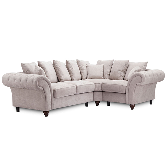 Photo of Williton fabric right hand corner sofa in stone