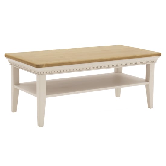 Product photograph of Winches Rectangular Wooden Coffee Table In Silver Birch from Furniture in Fashion