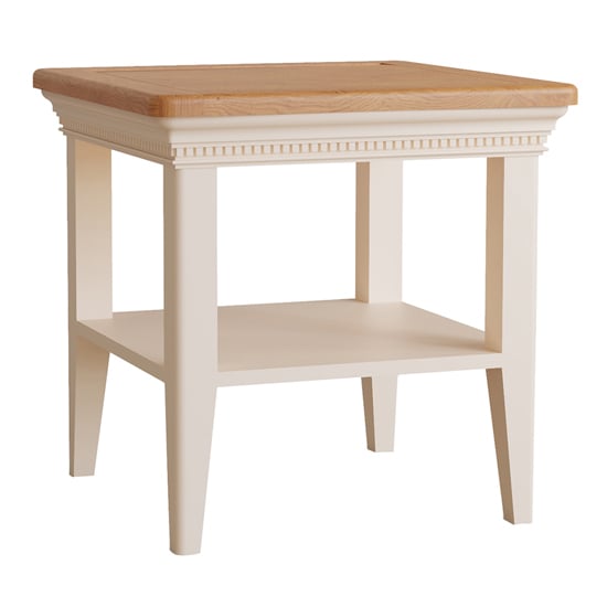 Read more about Winches square wooden end table in silver birch