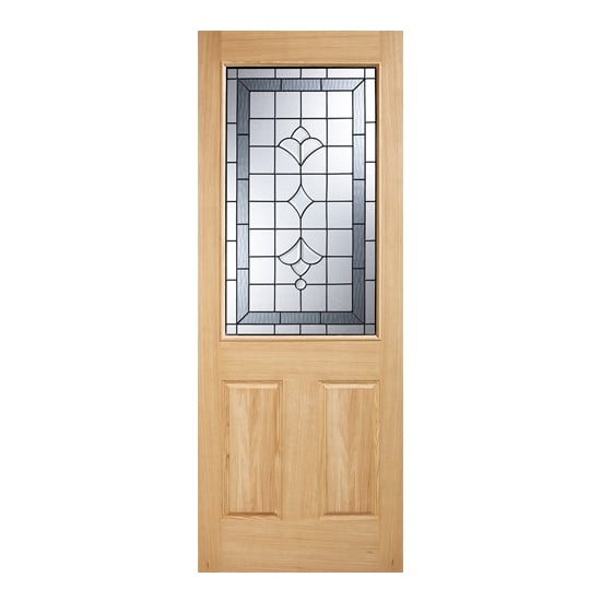 Photo of Winchester glazed 1981mm x 762mm external door in oak