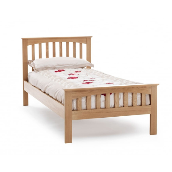 Photo of Windsor wooden single bed in oak