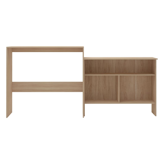 Winnie Wooden Bar Table With 2 Table Tops In Oak