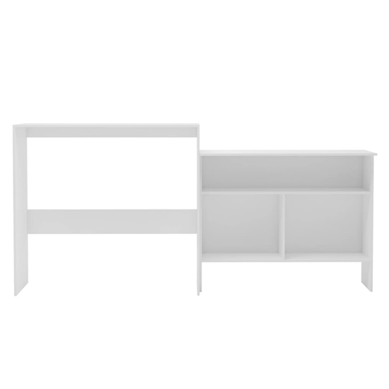 Winnie Wooden Bar Table With 2 Table Tops In White