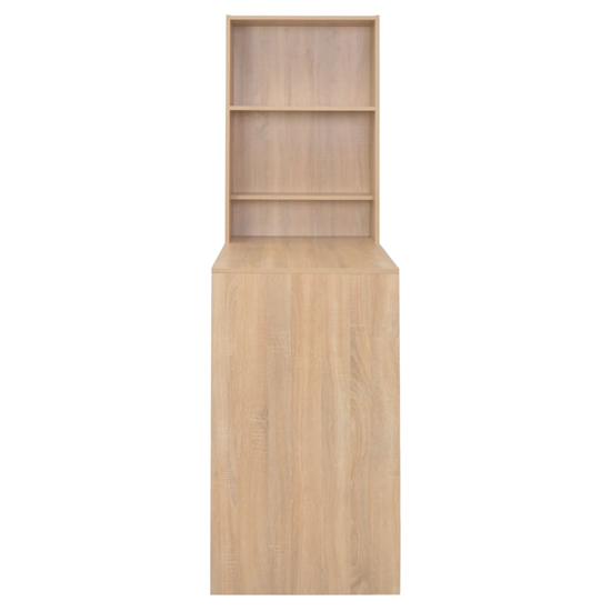 Winnie Wooden Bar Table With Cabinet In Oak