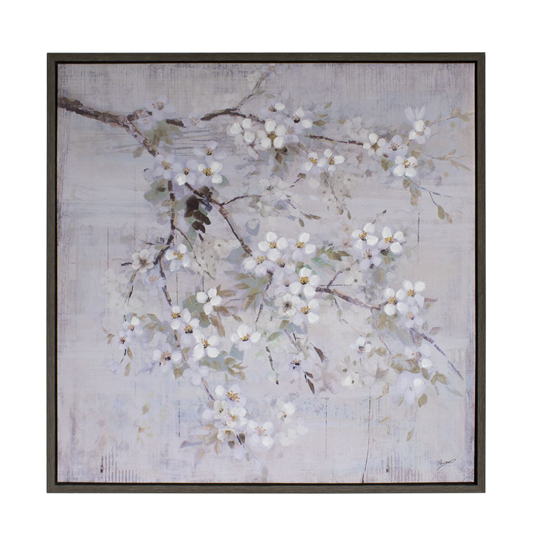 Winslow Blossom Framed Wall Art In Neutral And Wood_2