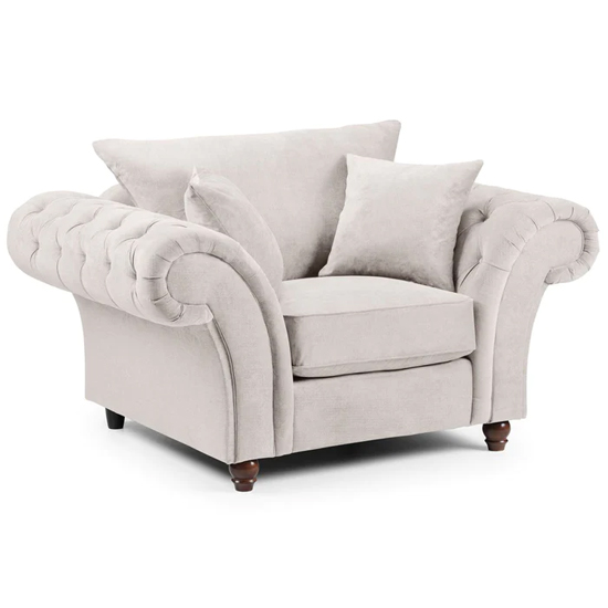 Read more about Winston fabric armchair in stone