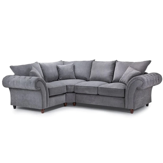 Read more about Winston fabric corner sofa left hand in grey