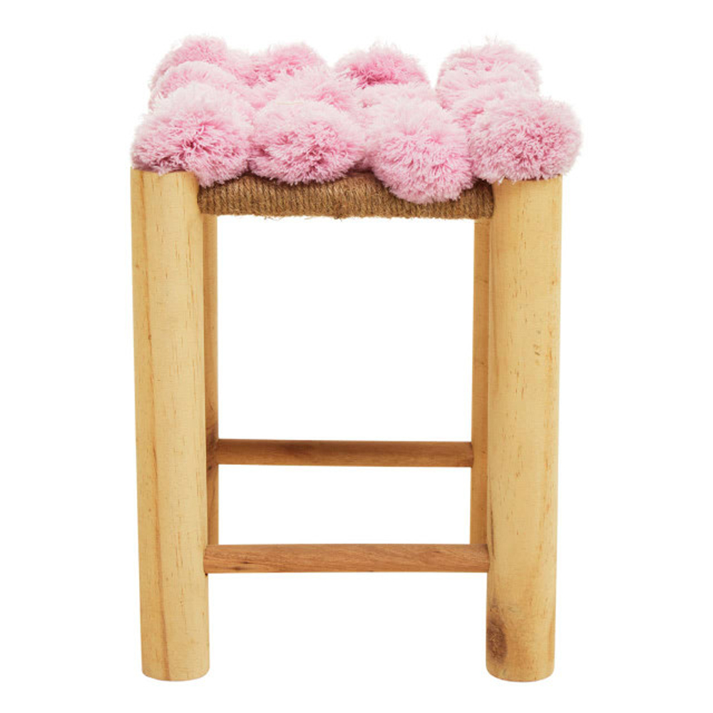 Wintora Wooden Kids Stool in Pink
