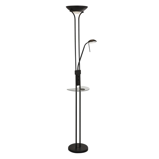 Read more about Wireless usb led mother and child floor lamp in matt black