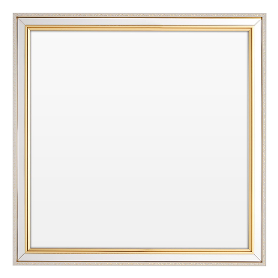 Witoka Elegant Square Wall Mirror In Gold Frame