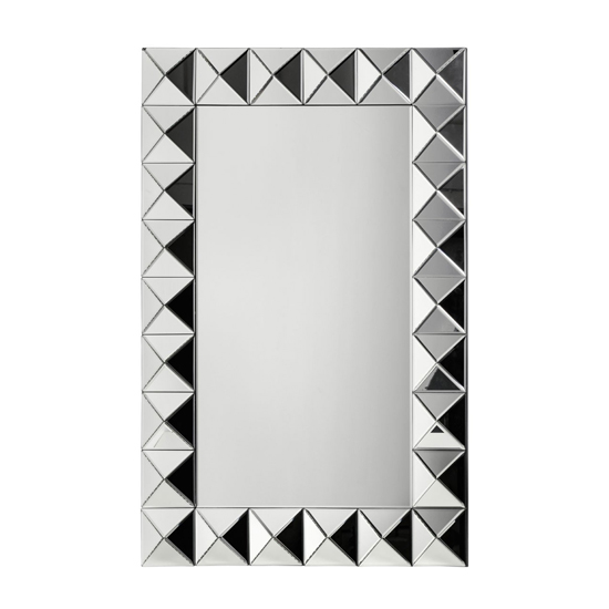 Read more about Witoka rectangular 3d effect wall mirror with bevelled edges