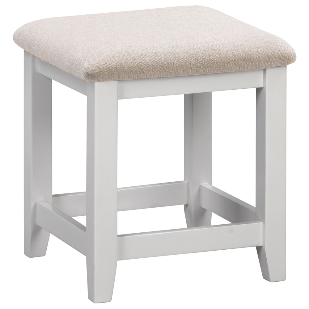 Wrenley Wooden Dressing Table Set in Pebble Grey and Oak