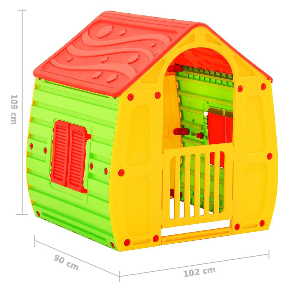 Wyoming Polypropylene Kids Playhouse In Multicolour