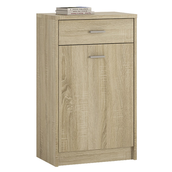 Xeka Wooden 2 Doors Storage In Sonoma Oak FiF