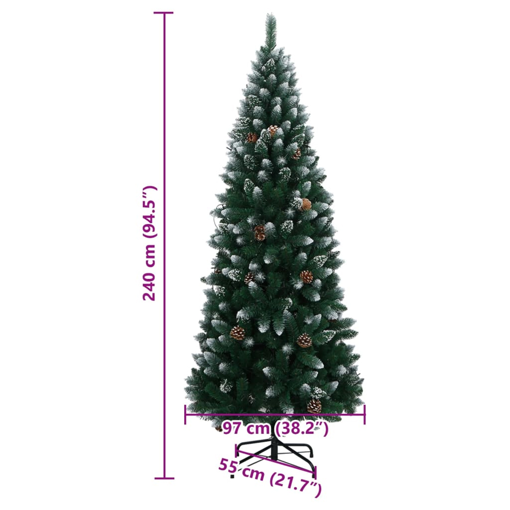 Xenia 240cm Artificial Christmas Tree With LED String