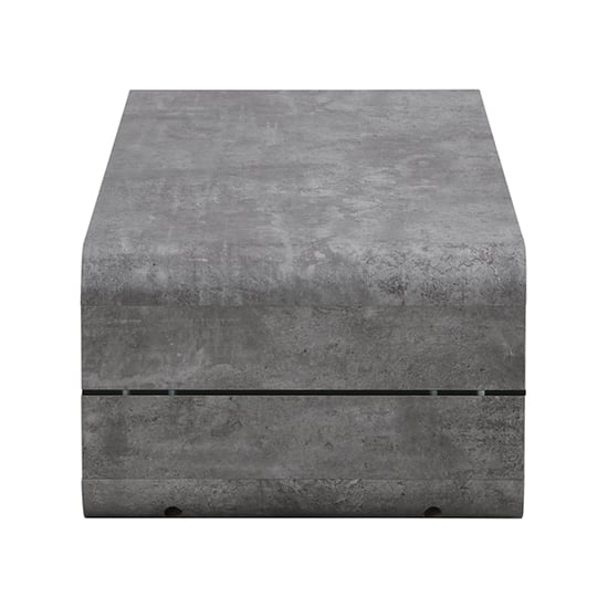 Xono Wooden Coffee Table With Shelf In Concrete Effect_6