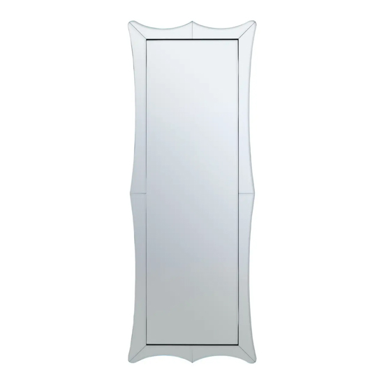 Yaiza Wall Mirror Rectangular With Mirrored Frame