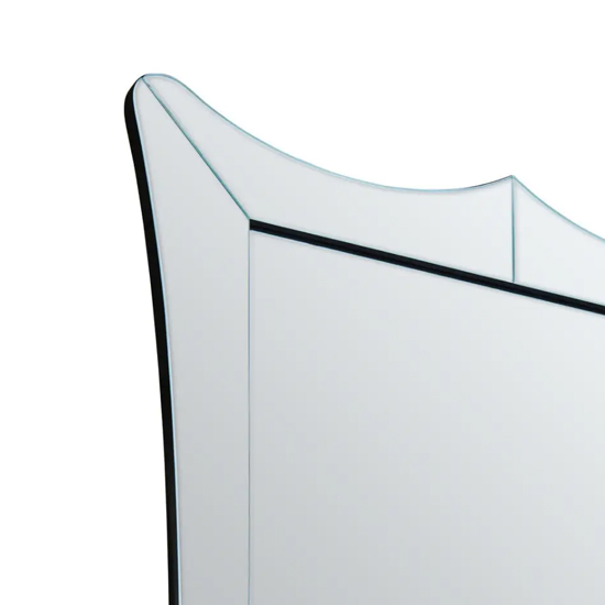 Yaiza Wall Mirror Rectangular With Mirrored Frame