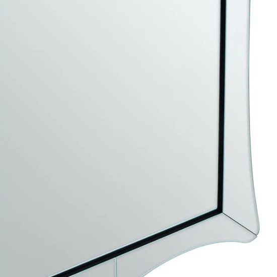 Yaiza Wall Mirror Rectangular With Mirrored Frame