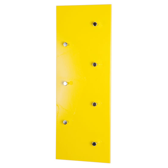 Wall Mounted Yellow Coat Rack High Gloss 12116 Furniture in
