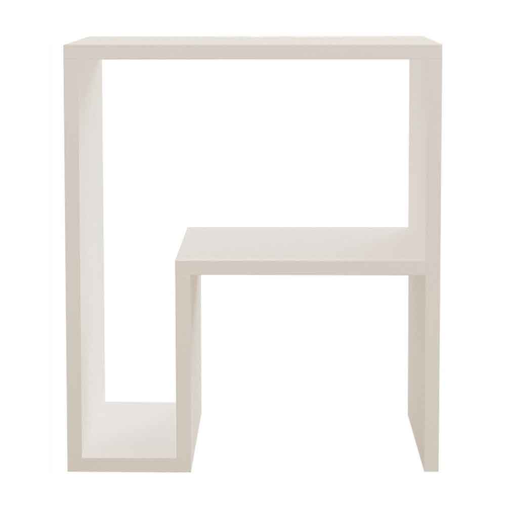 Yepa Wooden Side Table in White
