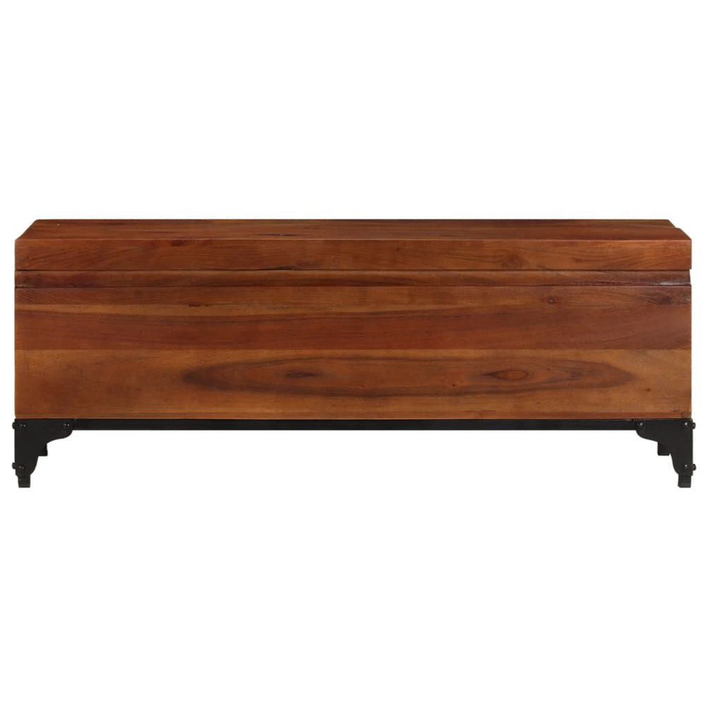 Yerington Wooden Children Storage Box In Brown