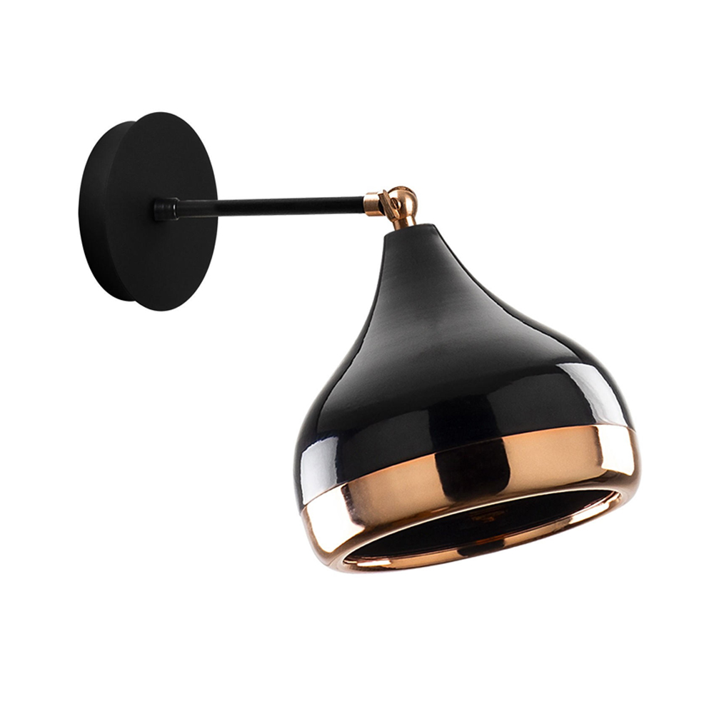 Yildo Metal Wall Light in Black and Copper