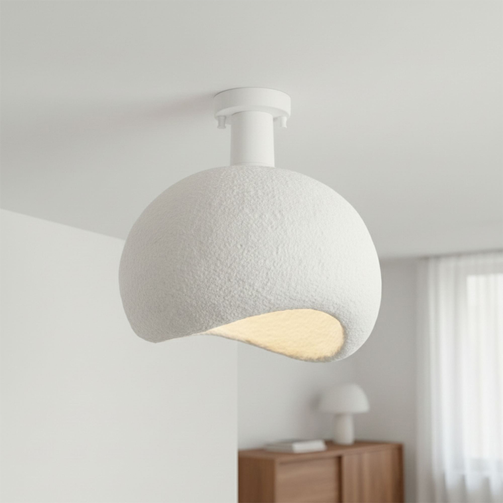 Yontu Metal Ceiling Light in White