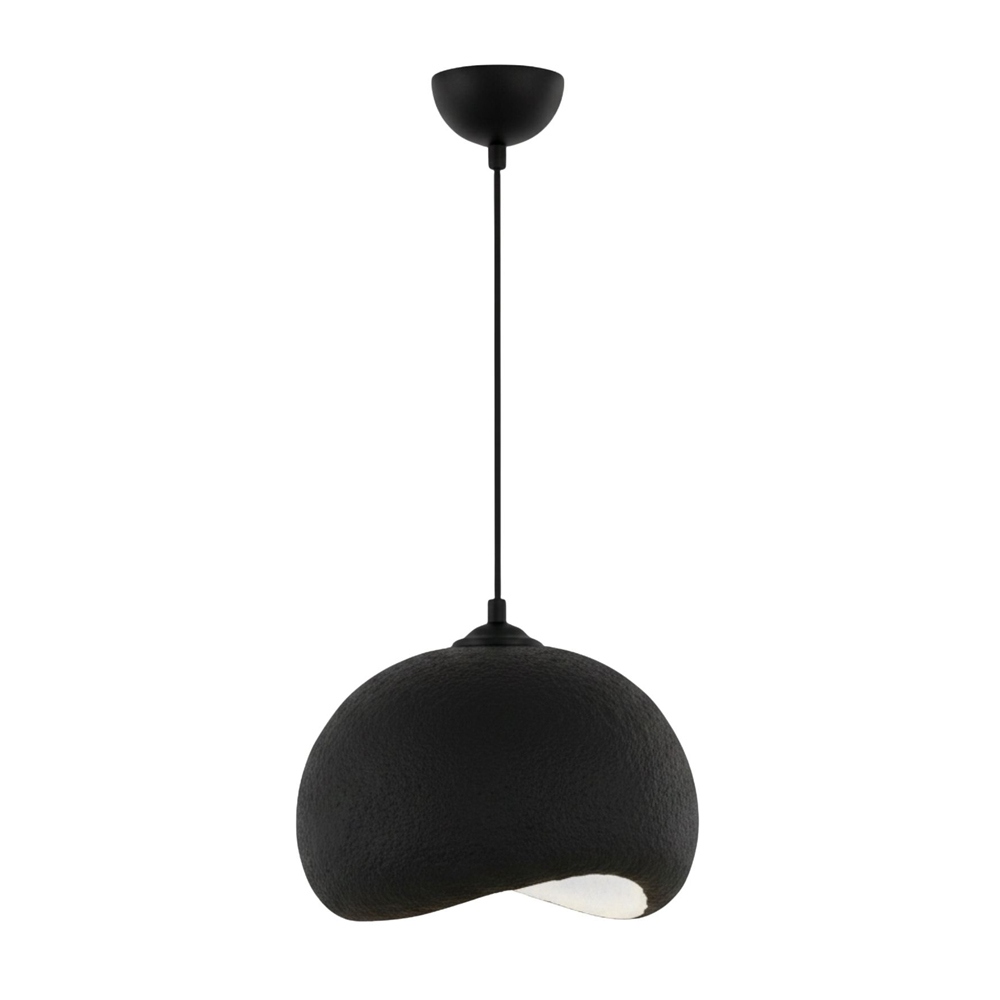 Yontu Metal Ceiling Pendant Light in Black
