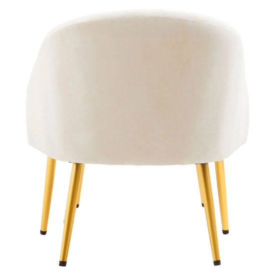 York Velvet Armchair Chair And Footstool In Dark Beige