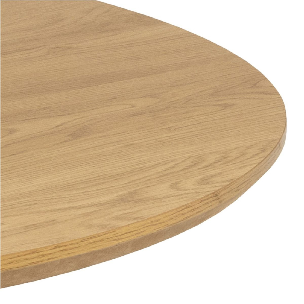 York Wooden Dining Table Round In Oak