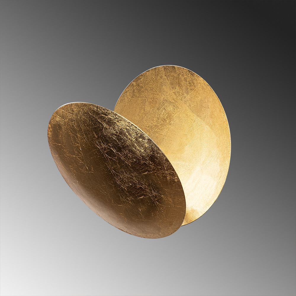 Yosma Metal Wall Light in Gold