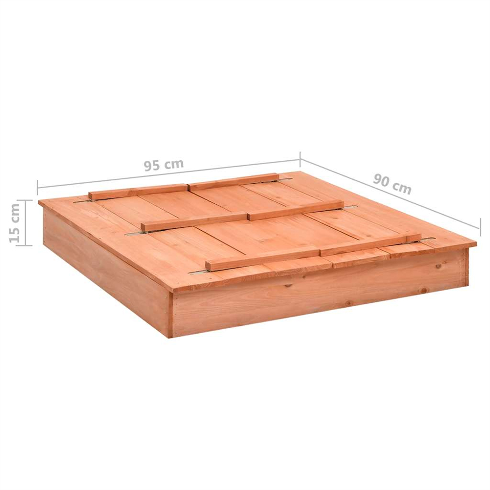 Ypsilanti Wooden Sandbox In Natural