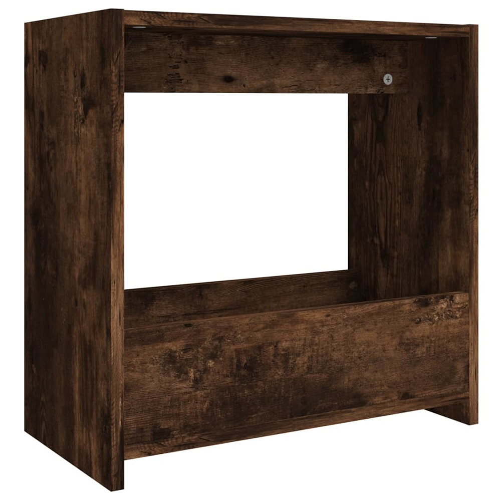 Ypsilanti Wooden Side Table - Smoked Oak