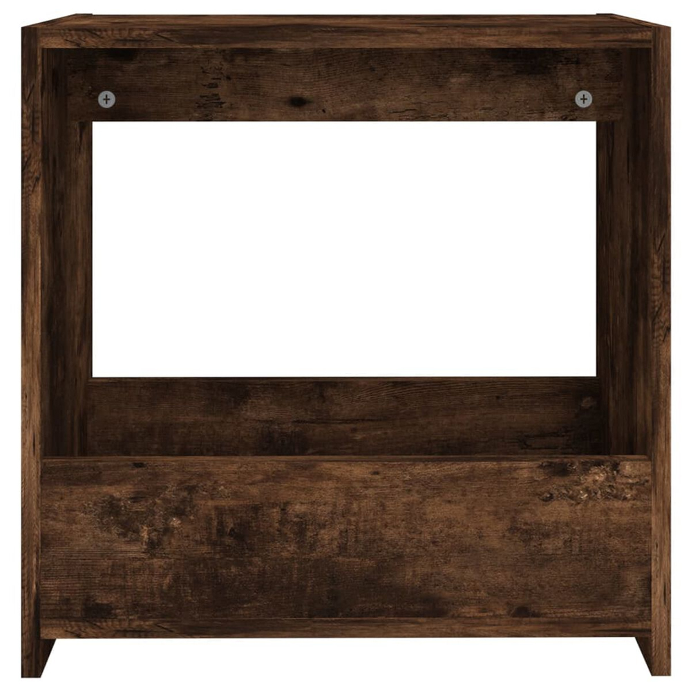 Ypsilanti Wooden Side Table - Smoked Oak